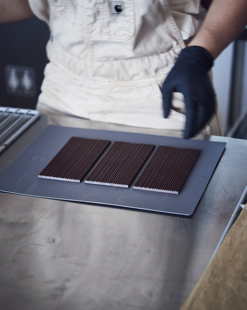 laflor Schokoladen Herstellung Formgebung
